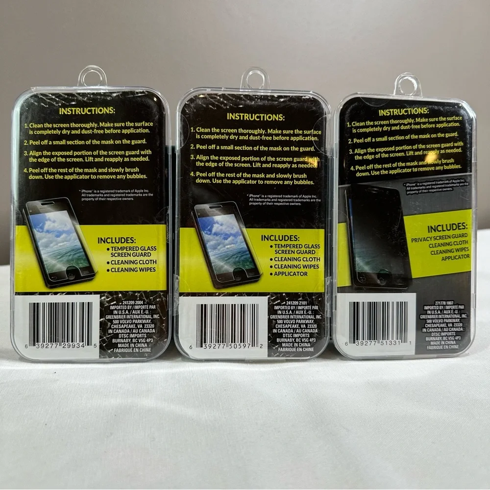 🎀 2 IPHONE SCREEN GUARDS 1 PRIVACY SCREEN GUARD FITS IPHONE 6, 6S, 7 & 8 📲